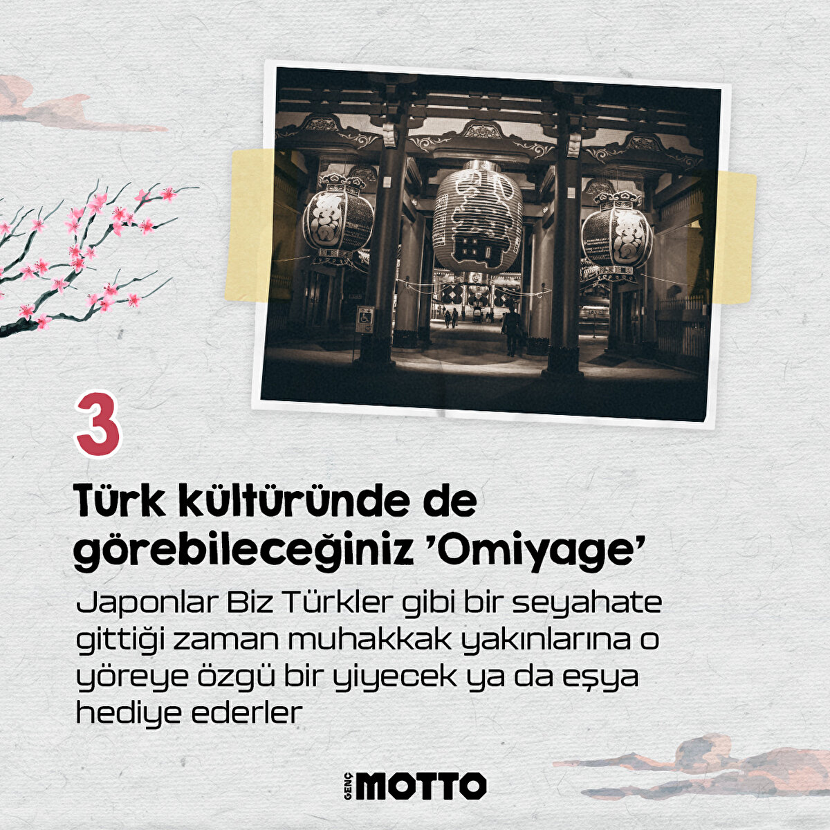 Türk kültüründe de görebileceğiniz 'Omiyage'