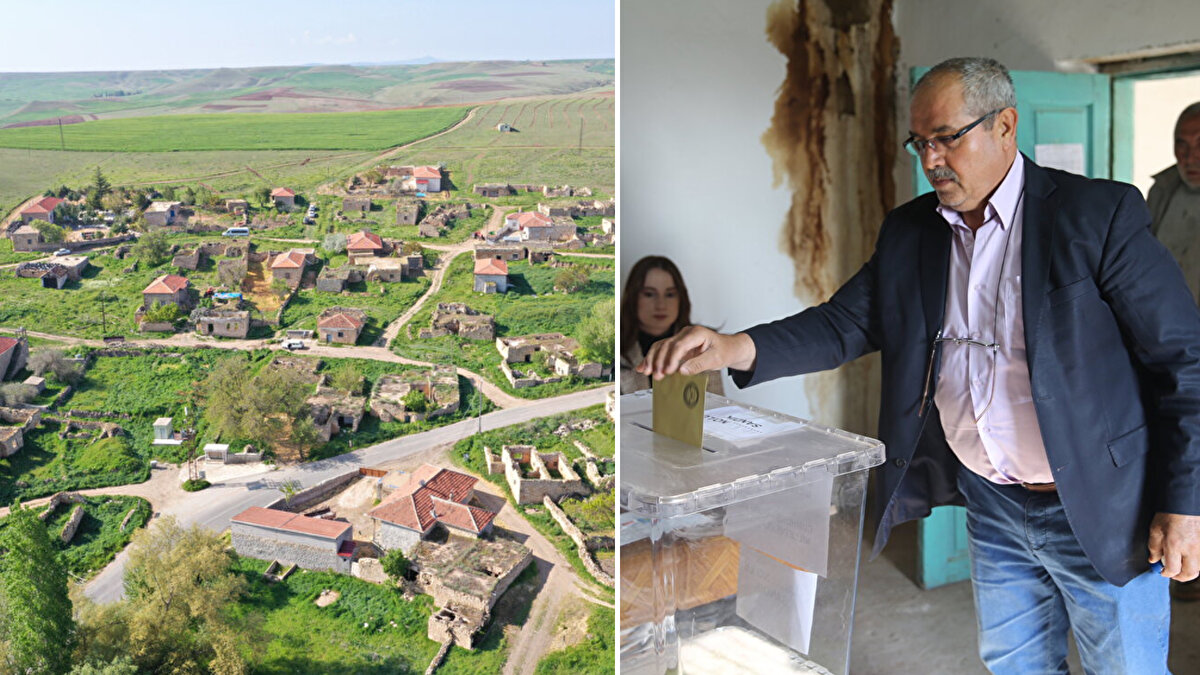 İlçeye 7 kilometre mesafedeki Küçükyağlı köyünde 4'ü kadın 10 seçmen bulunuyor.