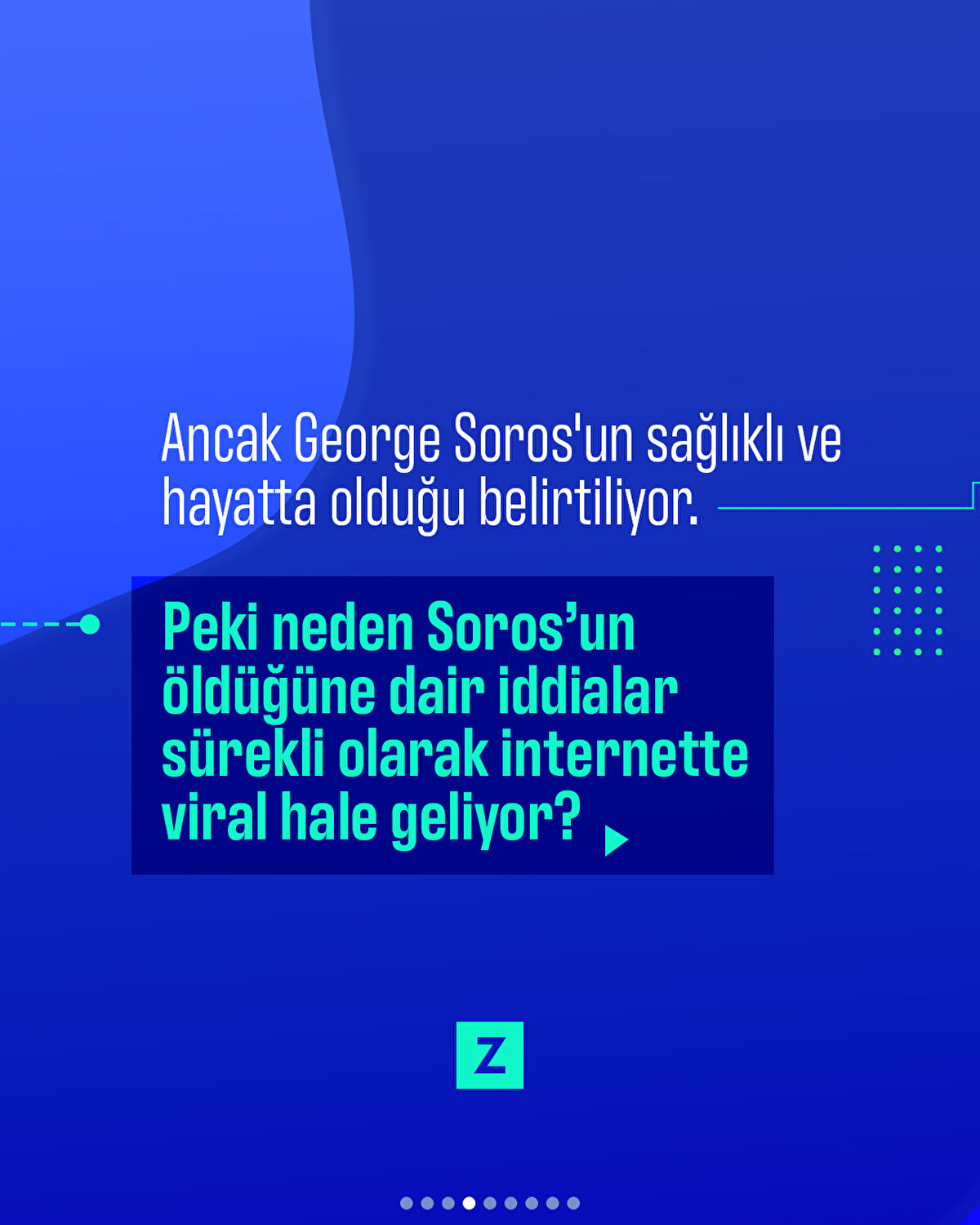 Ancak George Soros'un sağlıklı ve hayatta olduğu belirtiliyor. Peki neden Soros’un öldüğüne dair iddialar sürekli olarak internette viral hale geliyor?