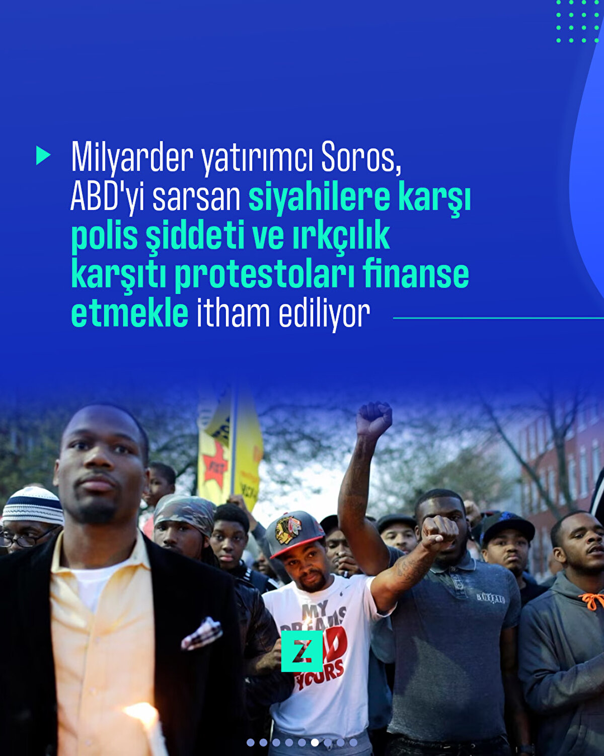 Milyarder yatırımcı Soros, ABD'yi sarsan siyahilere karşı polis şiddeti ve ırkçılık karşıtı protestoları finanse etmekle itham ediliyor