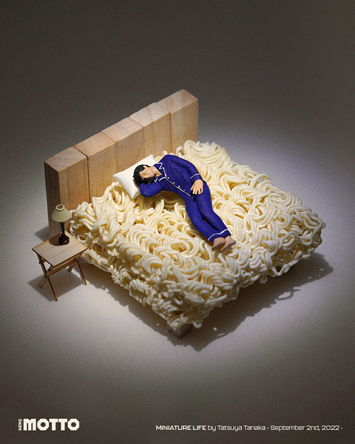 Noodle üzerinde uykuya dalmak mı?