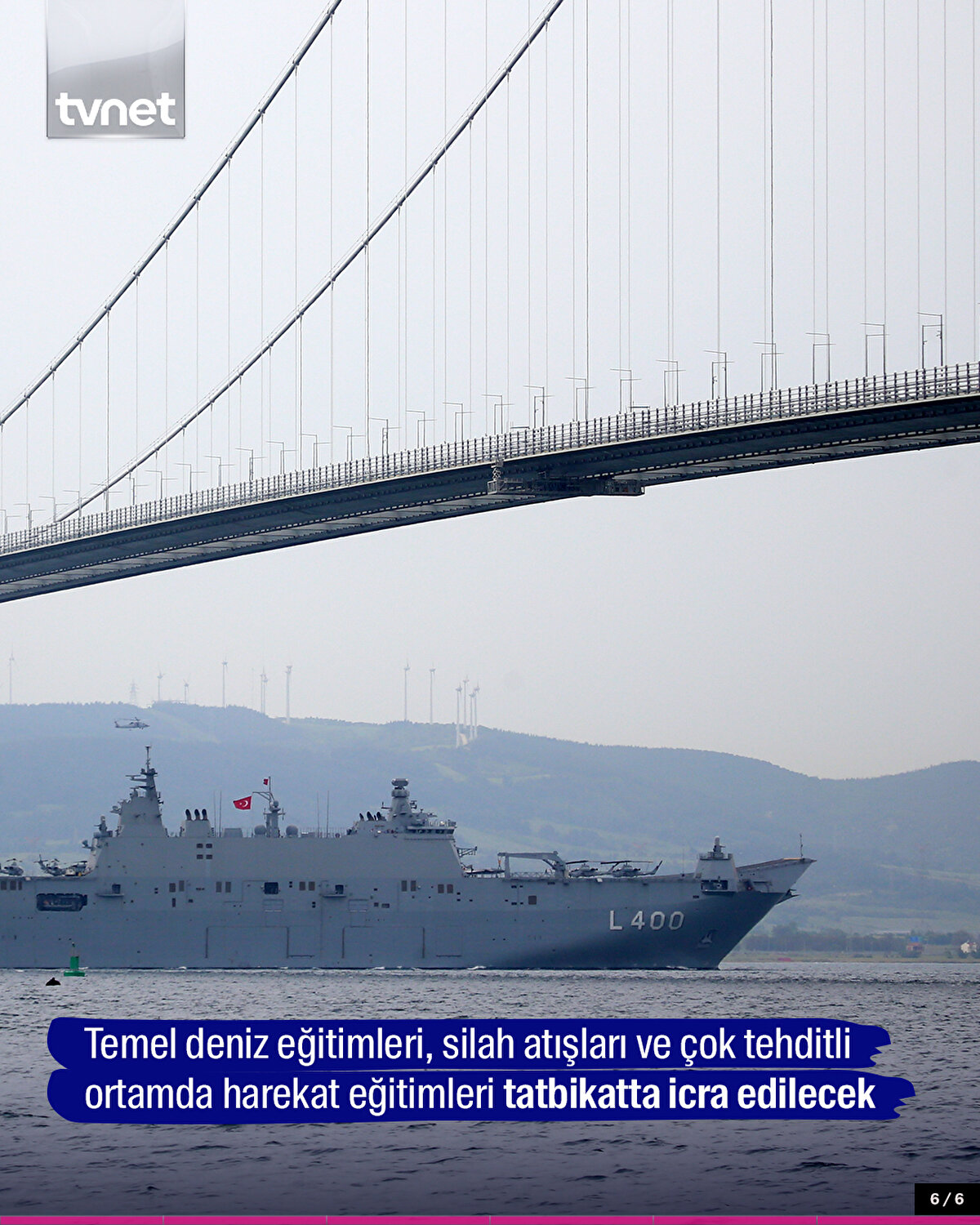 Temel deniz eğitimleri, silah atışları ve çok tehditli ortamda harekat eğitimleri tatbikatta icra edilecek