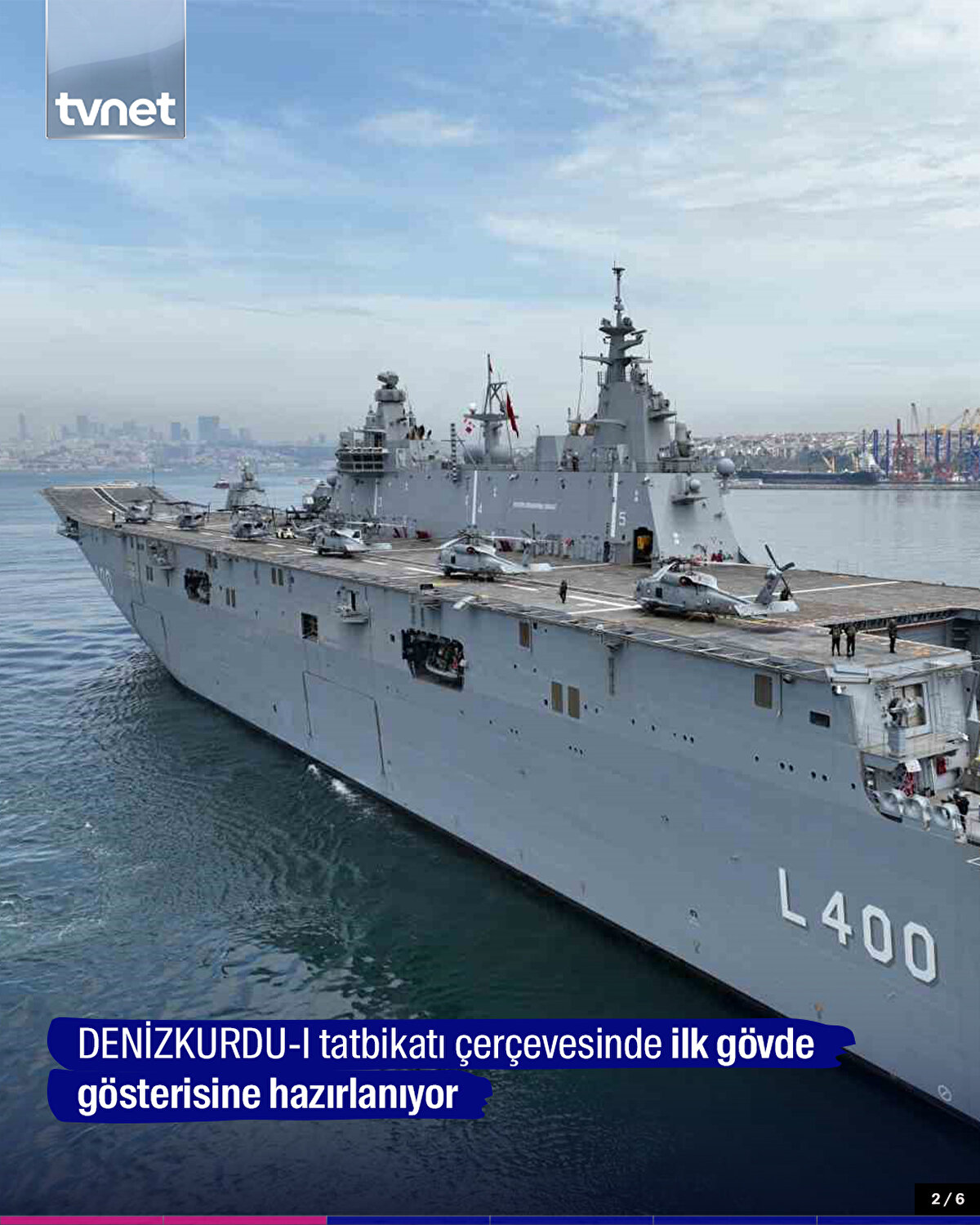 DENİZKURDU-I tatbikatı çerçevesinde ilk gövde gösterisine hazırlanıyor