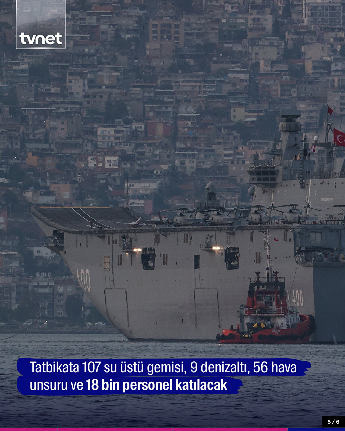 Tatbikata 107 su üstü gemisi, 9 denizaltı, 56 hava unsuru ve 18 bin personel katılacak