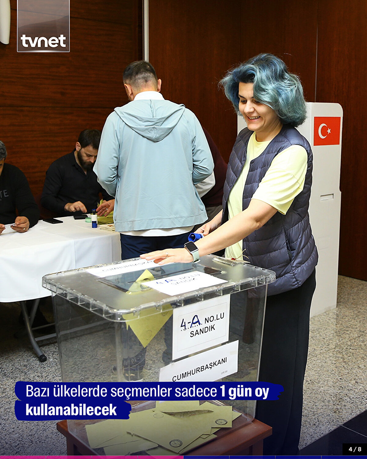 Bazı ülkelerde seçmenler sadece 1 gün oy kullanabilecek