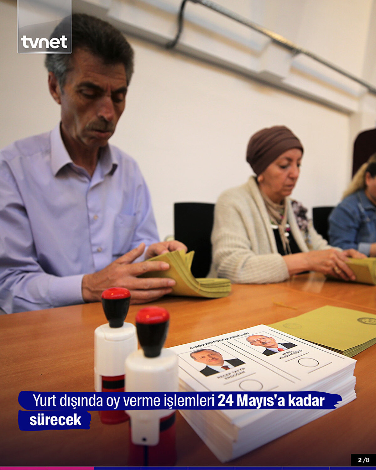 Yurt dışında oy verme işlemleri 24 Mayıs'a kadar sürecek