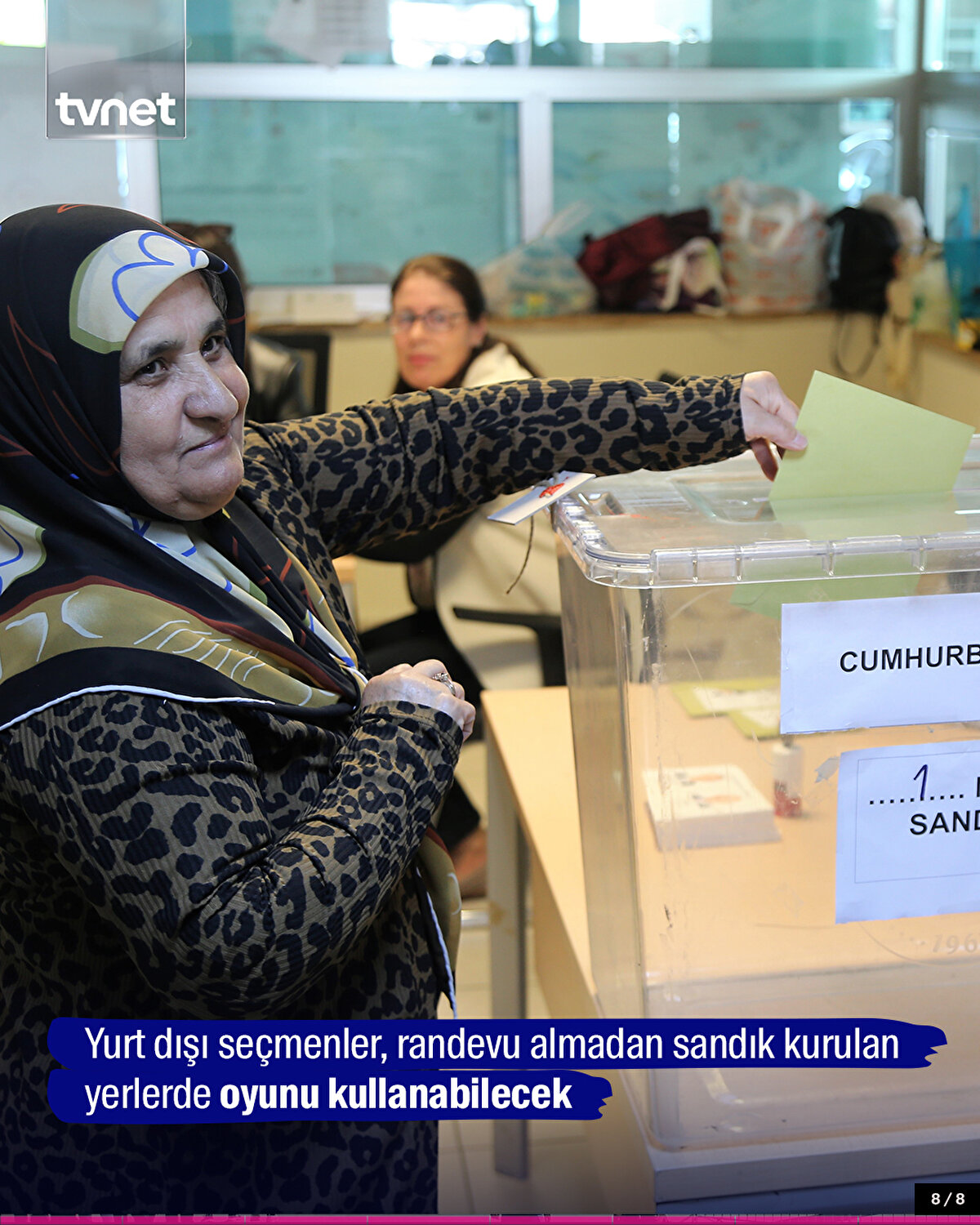 Yurt dışı seçmenler, randevu almadan sandık kurulan yerlerde oyunu kullanabilecek
