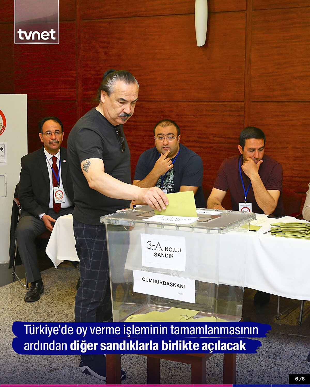 Türkiye'de oy verme işleminin tamamlanmasının ardından diğer sandıklarla birlikte açılacak