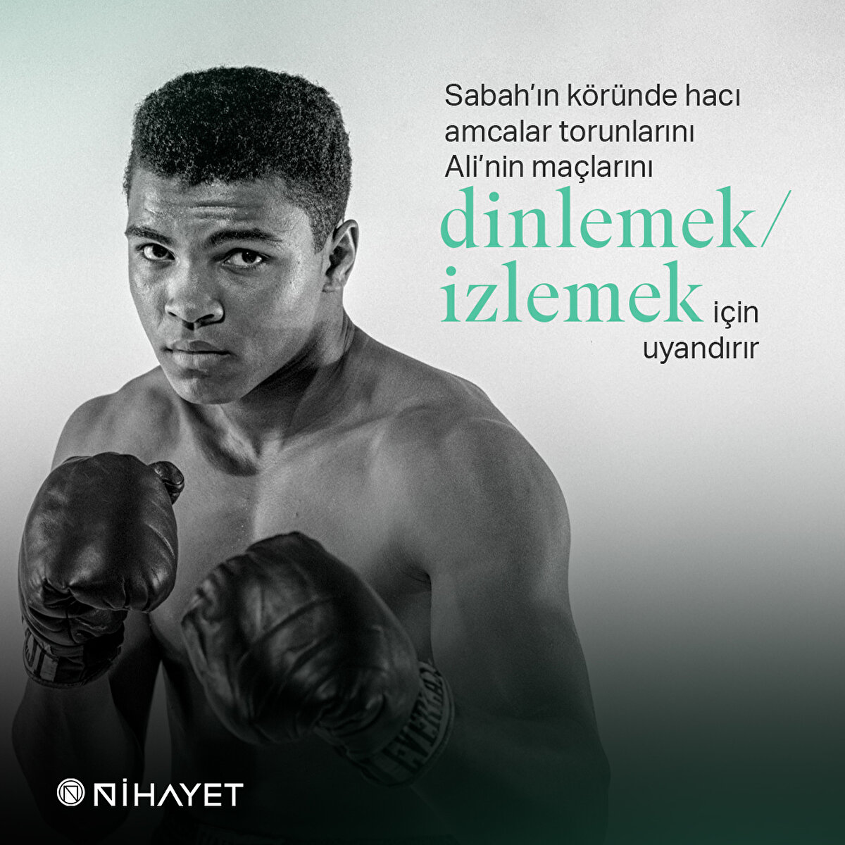 Sabah’ın köründe hacı amcalar torunlarını Ali’nin maçlarını dinlemek/izlemek için uyandırır