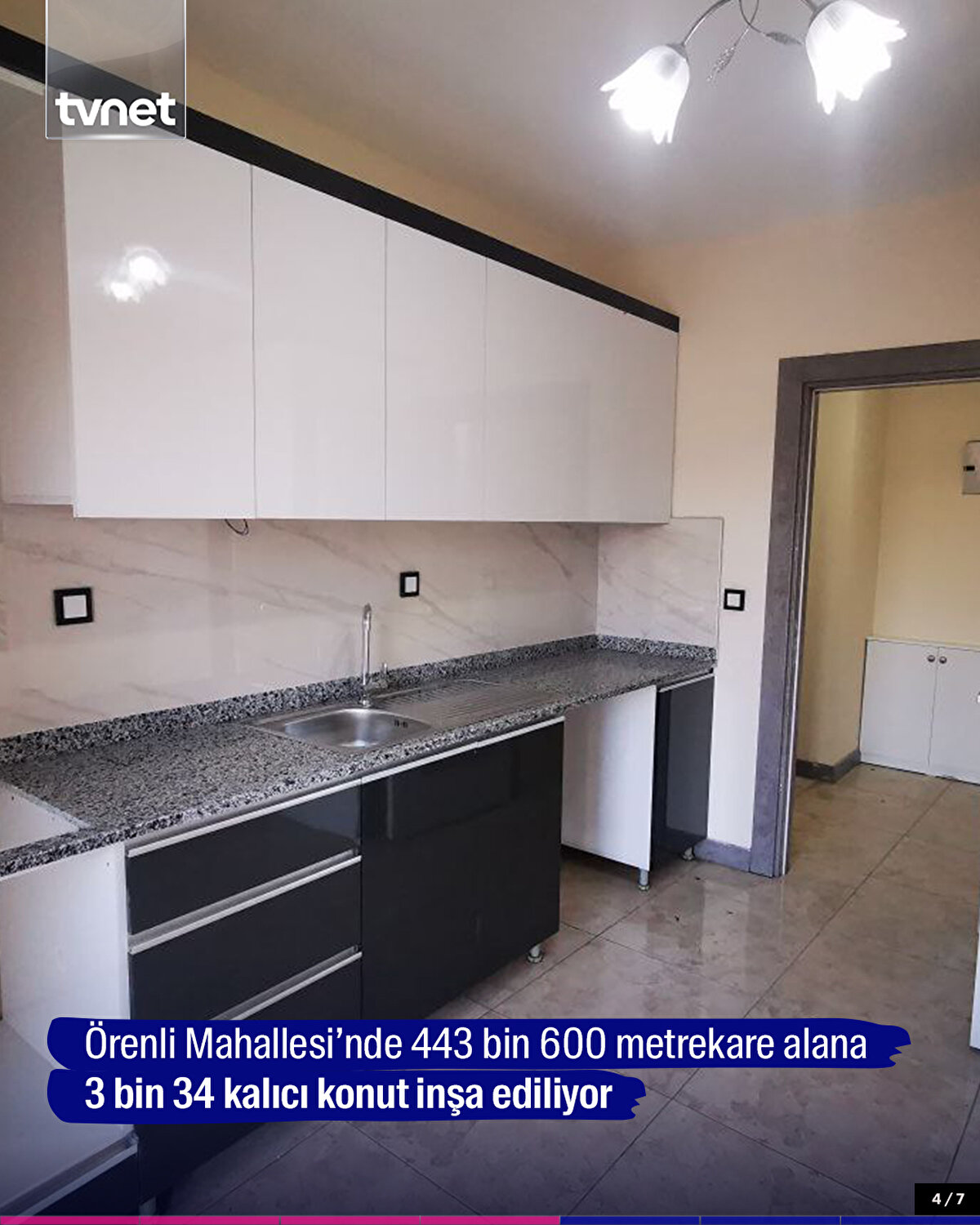 Örenli Mahallesi’nde 443 bin 600 metrekare alana 3 bin 34 kalıcı konut inşa ediliyor