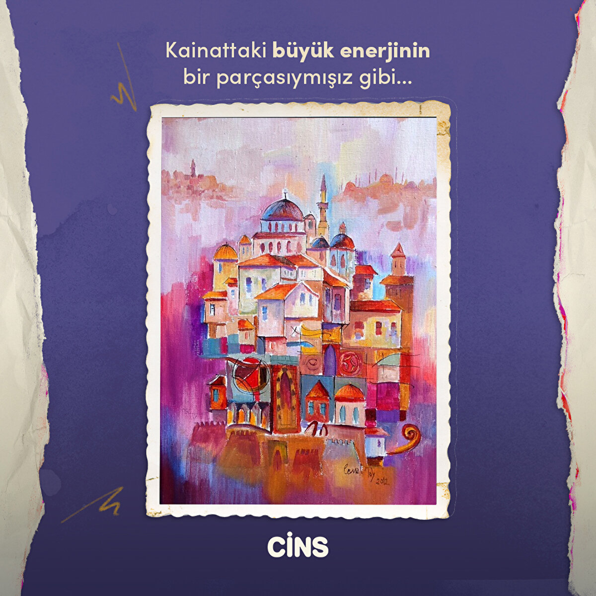 Kainattaki büyük enerjinin bir parçasıymışız gibi...