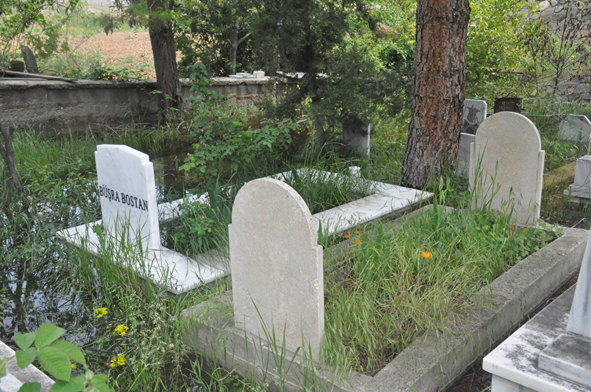 Aile mezarlığının su altında olduğunu belirten Şenol Bostanoğlu, "Mezarlıkta yakınlarımız var. Her sene mezarlığı su basıyor. Ölülerimiz suyun içinde. Yetkililerin, bu sorunla ilgili bir şeyler yapması bir an önce çare bulması gerekiyor. Su basınca mezarlığımıza giremiyoruz" dedi.