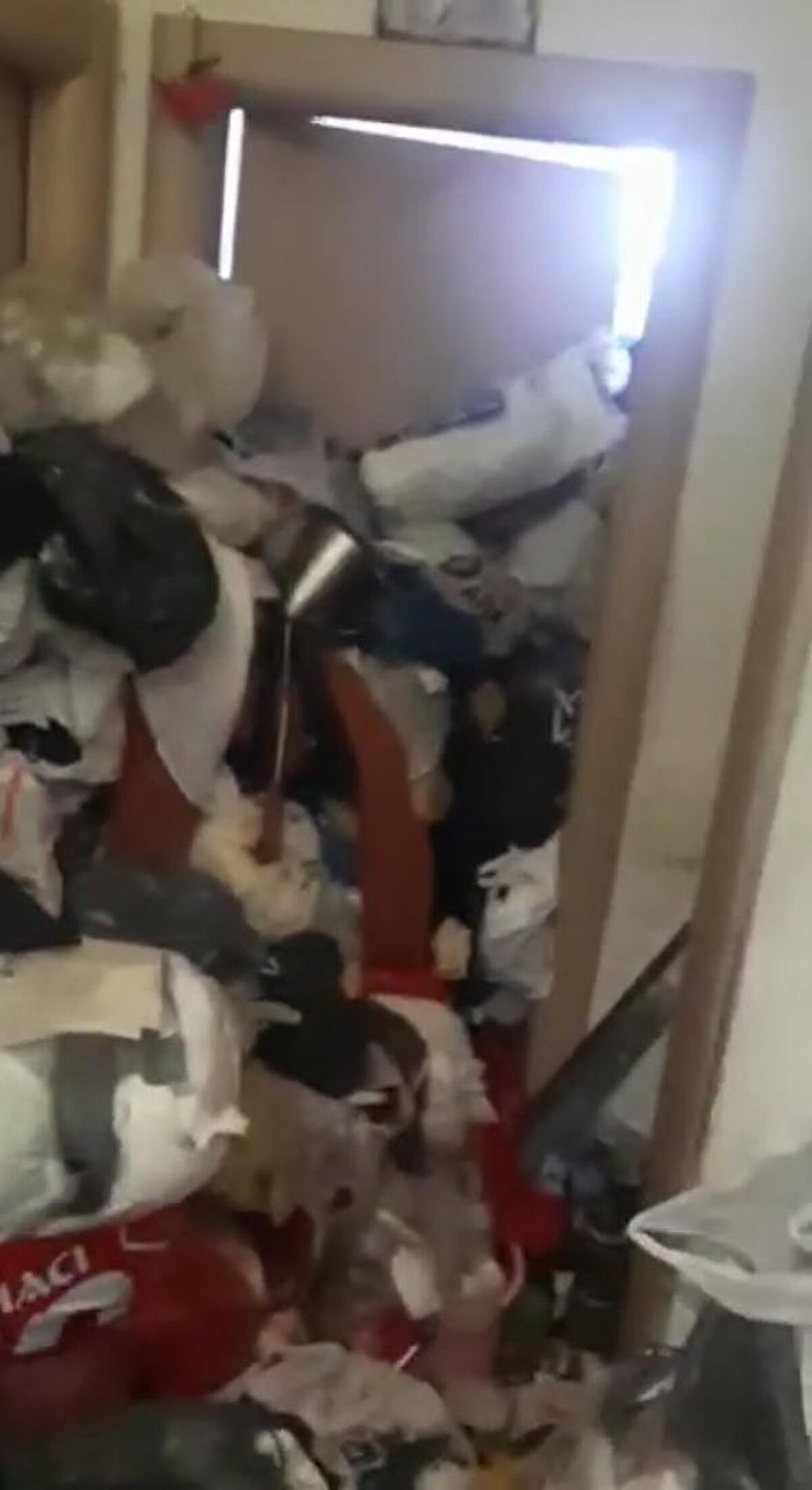 Bunun üzerine Odunpazarı Belediyesi, zabıta ve polis ekipleri Bülent K.'nin yaşadığı apartmana gitti.