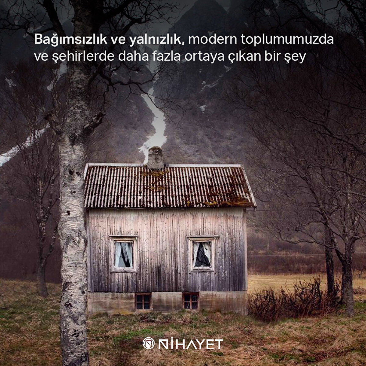 Bağımsızlık ve yalnızlık, modern toplumumuzda ve şehirlerde daha fazla ortaya çıkan bir şey<br><br>‌