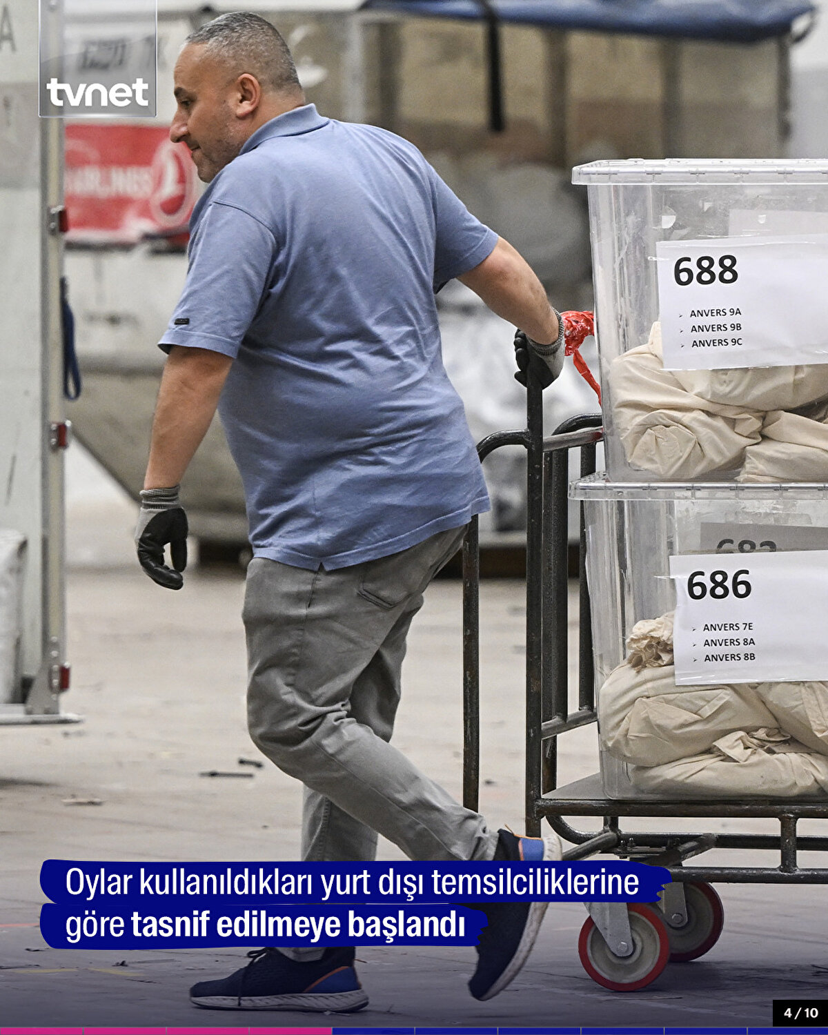 Oylar kullanıldıkları yurt dışı temsilciliklerine göre tasnif edilmeye başlandı