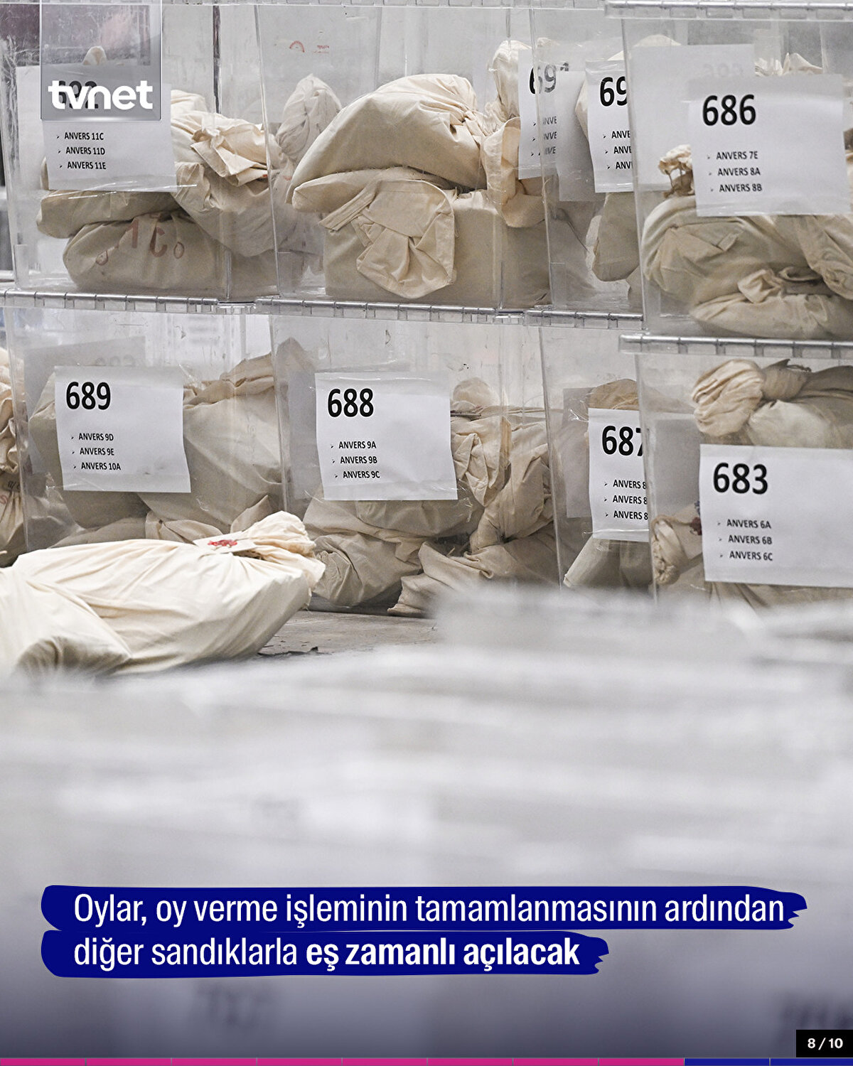 Oylar, oy verme işleminin tamamlanmasının ardından diğer sandıklarla eş zamanlı açılacak