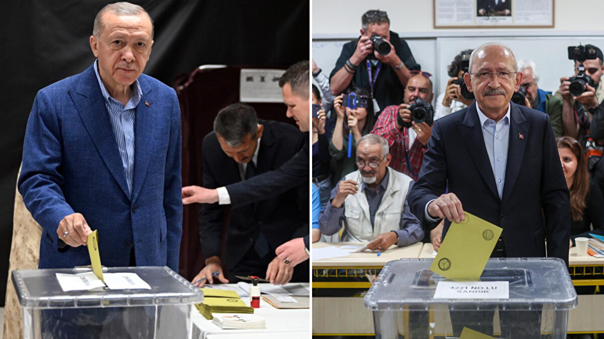 Cumhurbaşkanı Erdoğan ve Kılıçdaroğlu'nun oy kullandığı sandıkta sonuç belli oldu.<br>