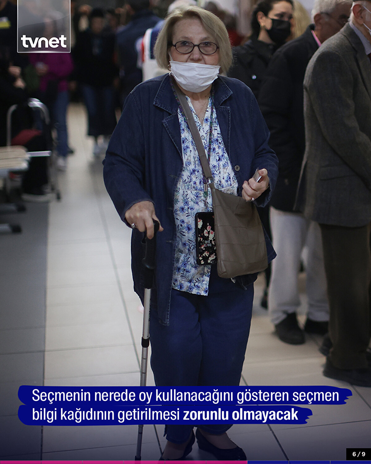  Seçmenin nerede oy kullanacağını gösteren seçmen bilgi kağıdının getirilmesi zorunlu olmayacak