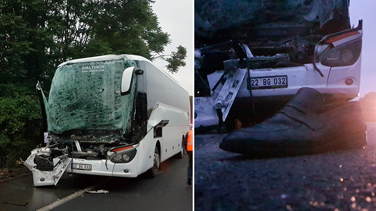 Kaza, saat 04.30 sıralarında TEM Otoyolu Sapanca Yanık Mahallesi mevkisinde meydana geldi.