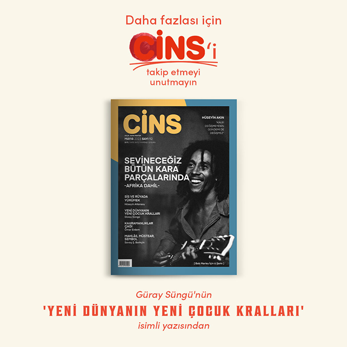 Güray Süngü'nün 
'Yeni Dünyanın Yeni Çocuk Kralları'
isimli yazısından 