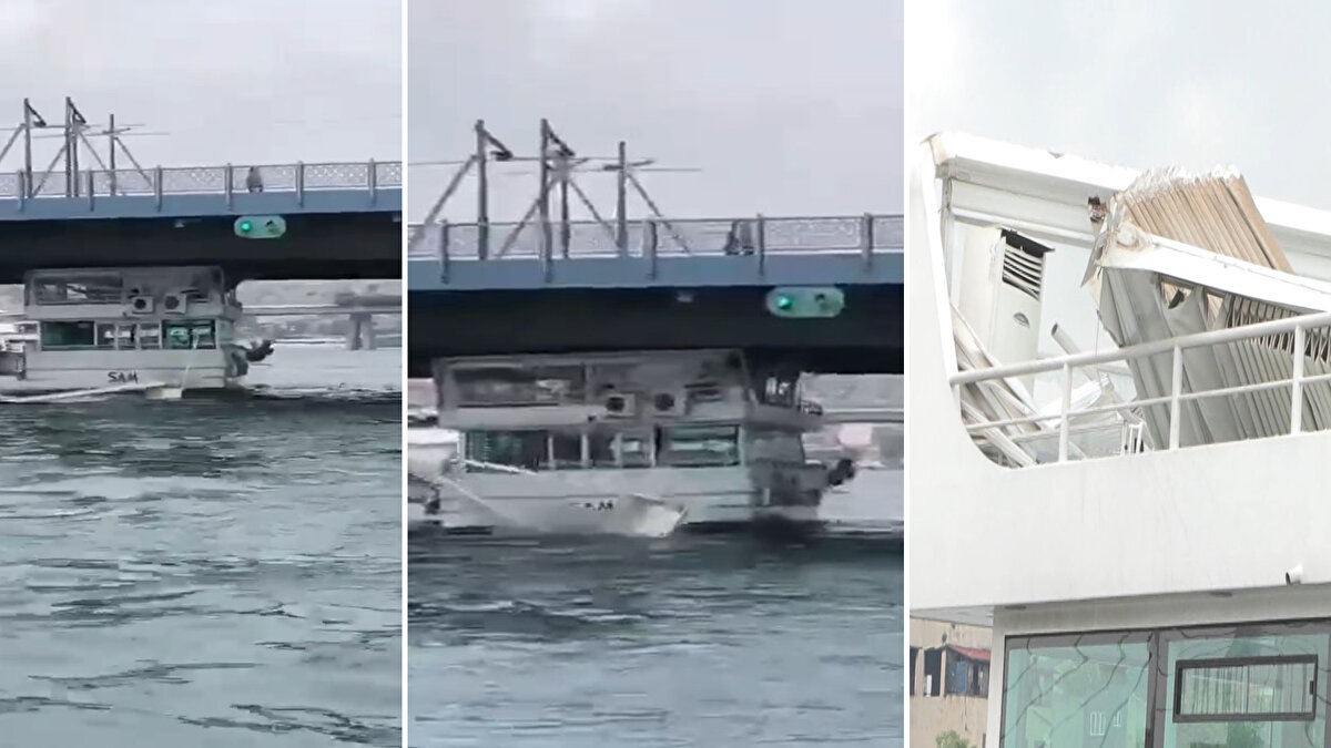 Galata Köprüsü'ne balık tutmak için gelenler olay sırasında köprünün sallandığına dikkati çekerek, kaptanın köprü altına yanlışlıkla girdiğini iddia etti. 