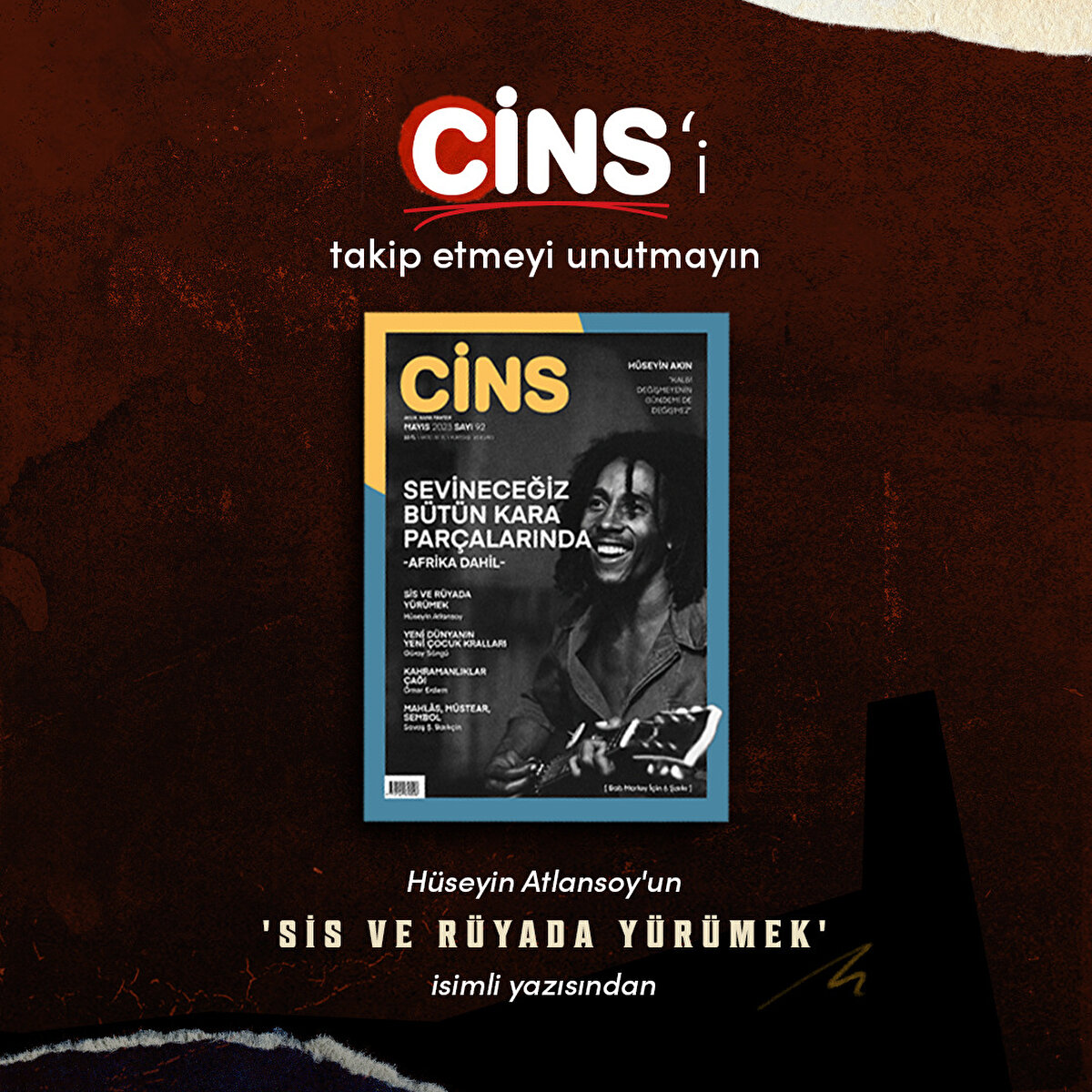 Hüseyin Atlansoy'un
'Sis ve Rüyada Yürümek' isimli yazısından 