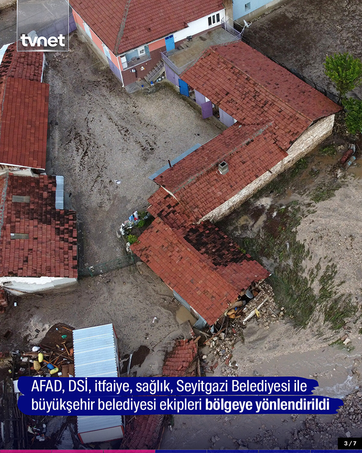 AFAD, DSİ, itfaiye, sağlık, Seyitgazi Belediyesi ile büyükşehir belediyesi ekipleri bölgeye yönlendirildi