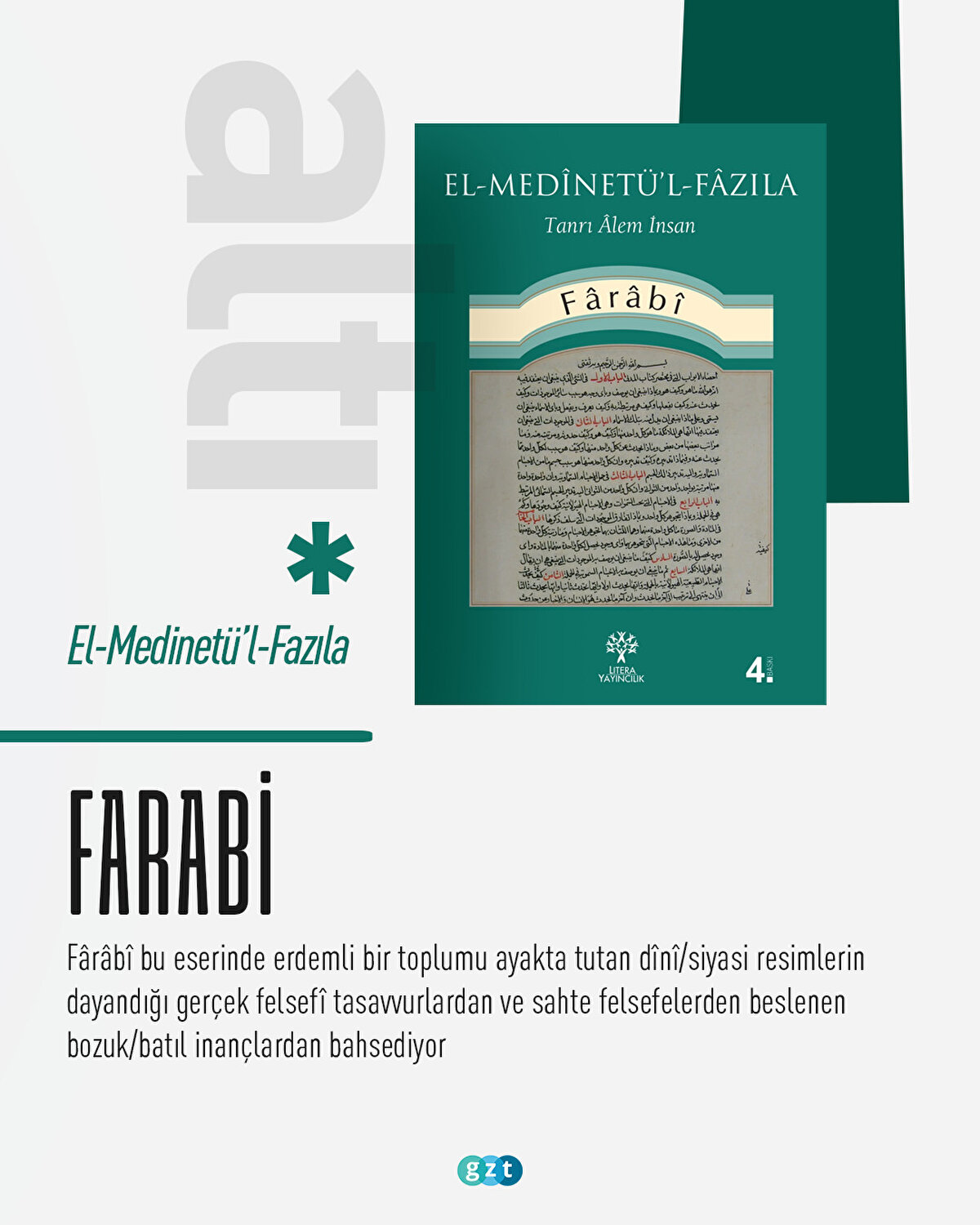 El-Medinet&#252;’l-Fazıla- Farabi