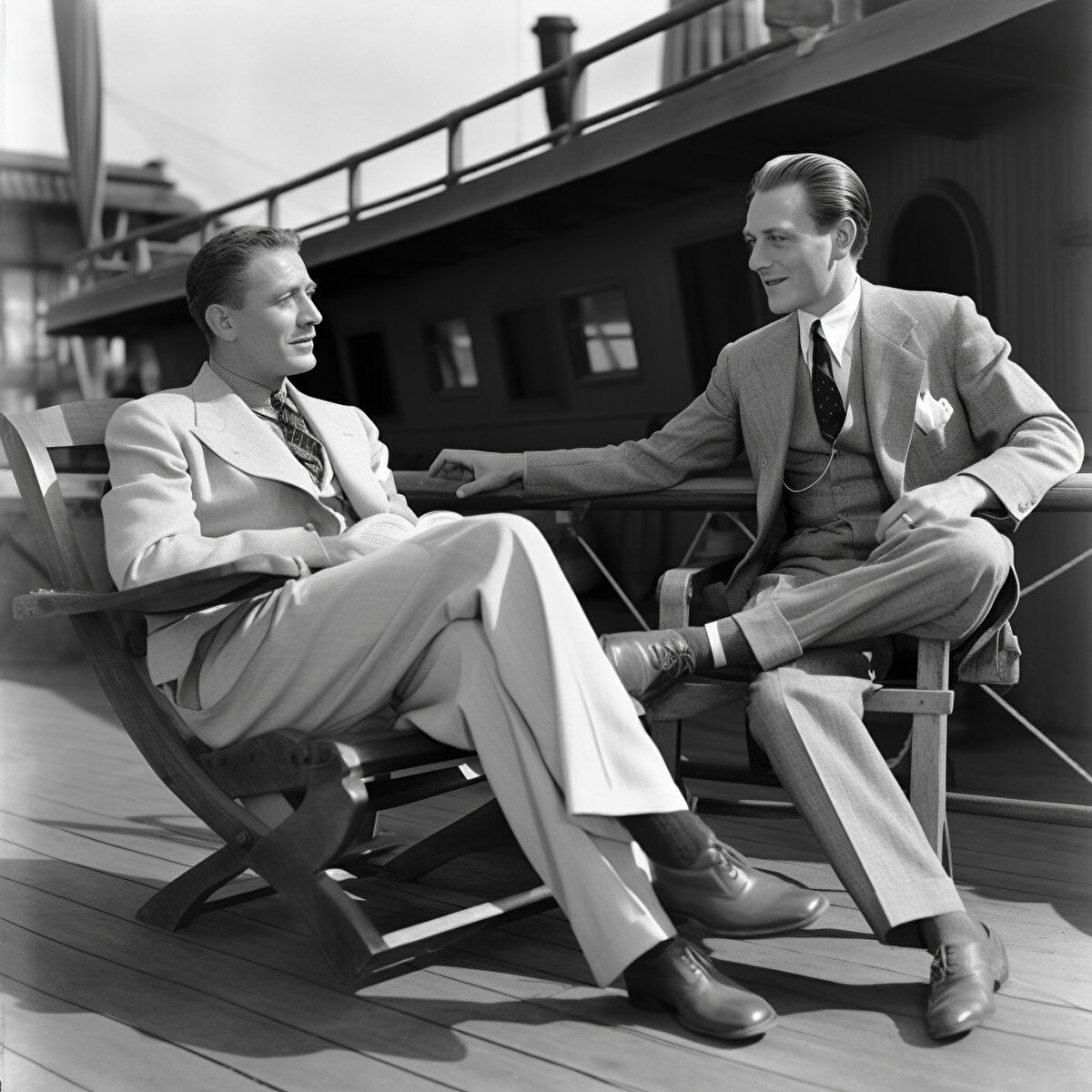 Dr.B'nin McConnor ile güvertede yaptığı sohbetler 