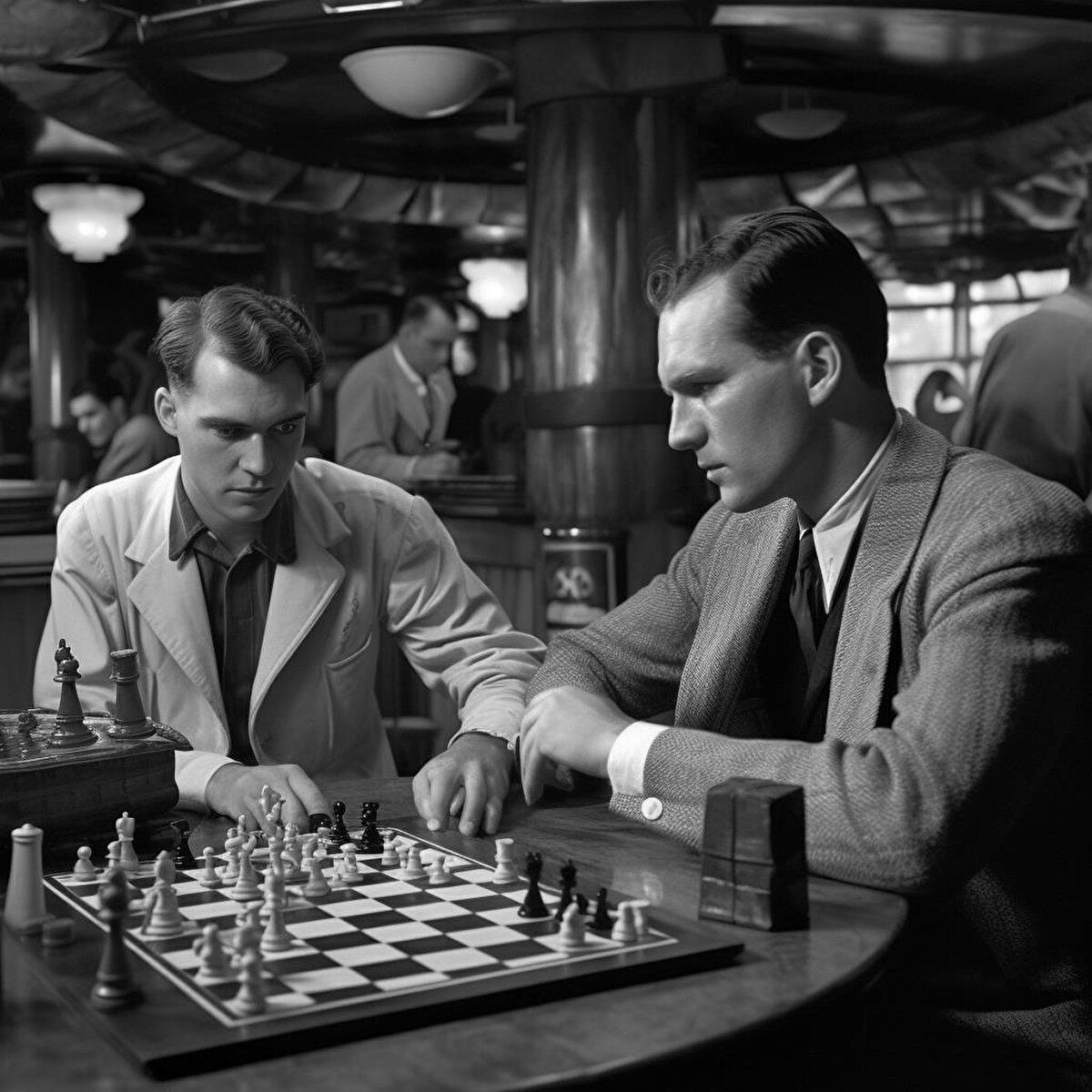 Dr.B Mirko Czentovic ile satranç maçında 