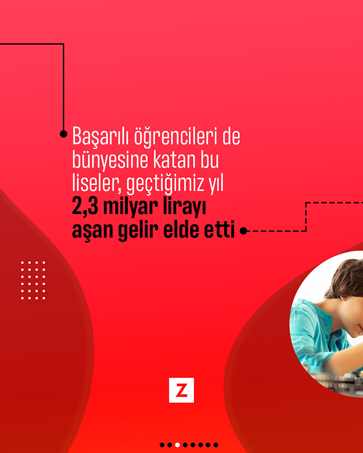 Başarılı öğrencileri de bünyesine katan bu
liseler, geçtiğimiz yıl 2,3 milyar lirayı aşan gelir elde etti