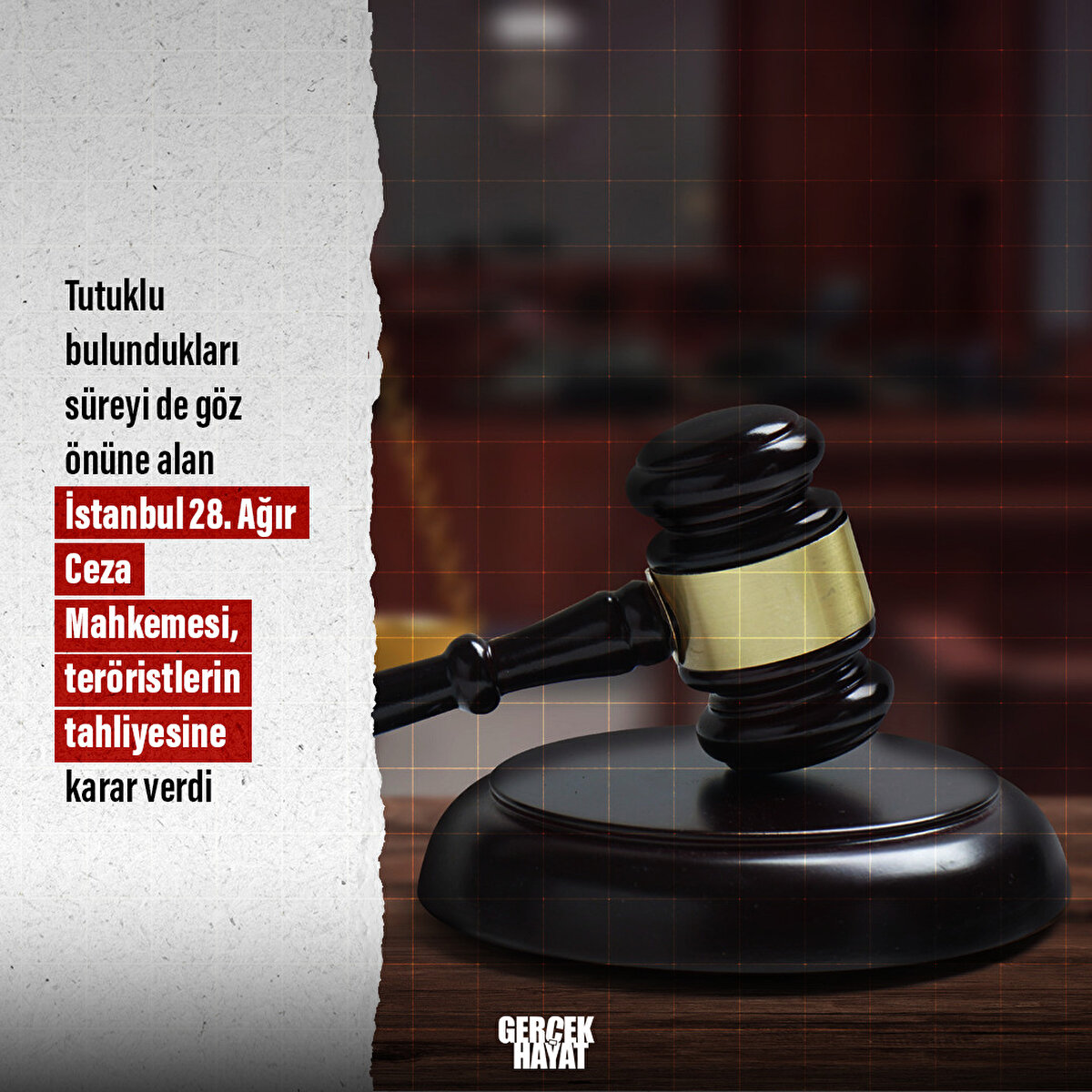 İstanbul 28. Ağır Ceza Mahkemesi, teröristlerin tahliyesine karar verdi