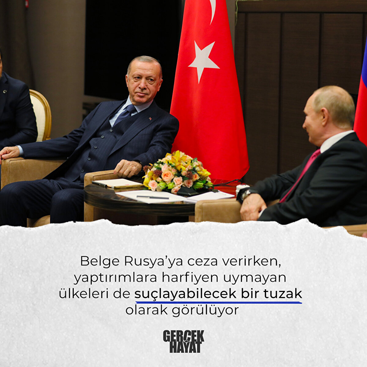 Belge, yaptırımlara harfiyen uymayan ülkeleri de suçlayabilecek bir tuzak olarak görülüyor