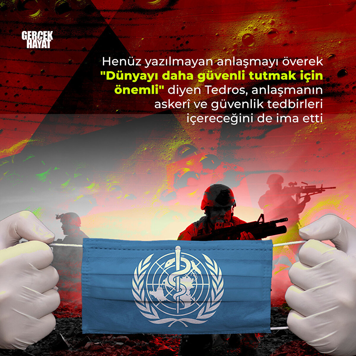 Tedros, anlaşmanın askerî ve güvenlik tedbirleri içereceğini de ima etti