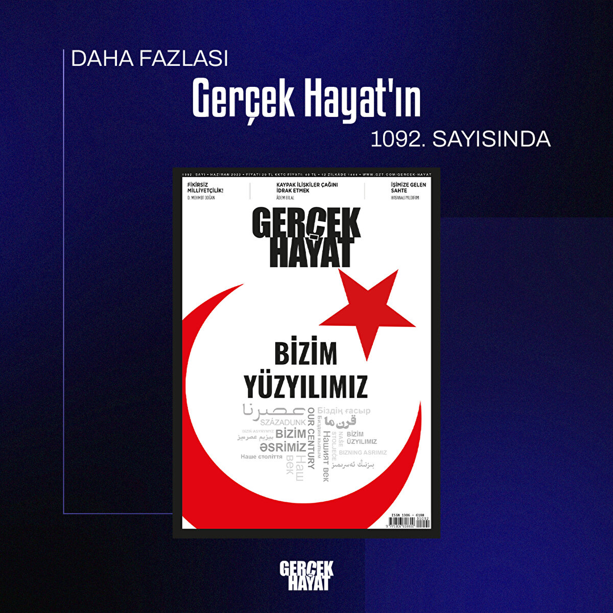 Daha fazlası Gerçek Hayat'ın 1092. sayısında