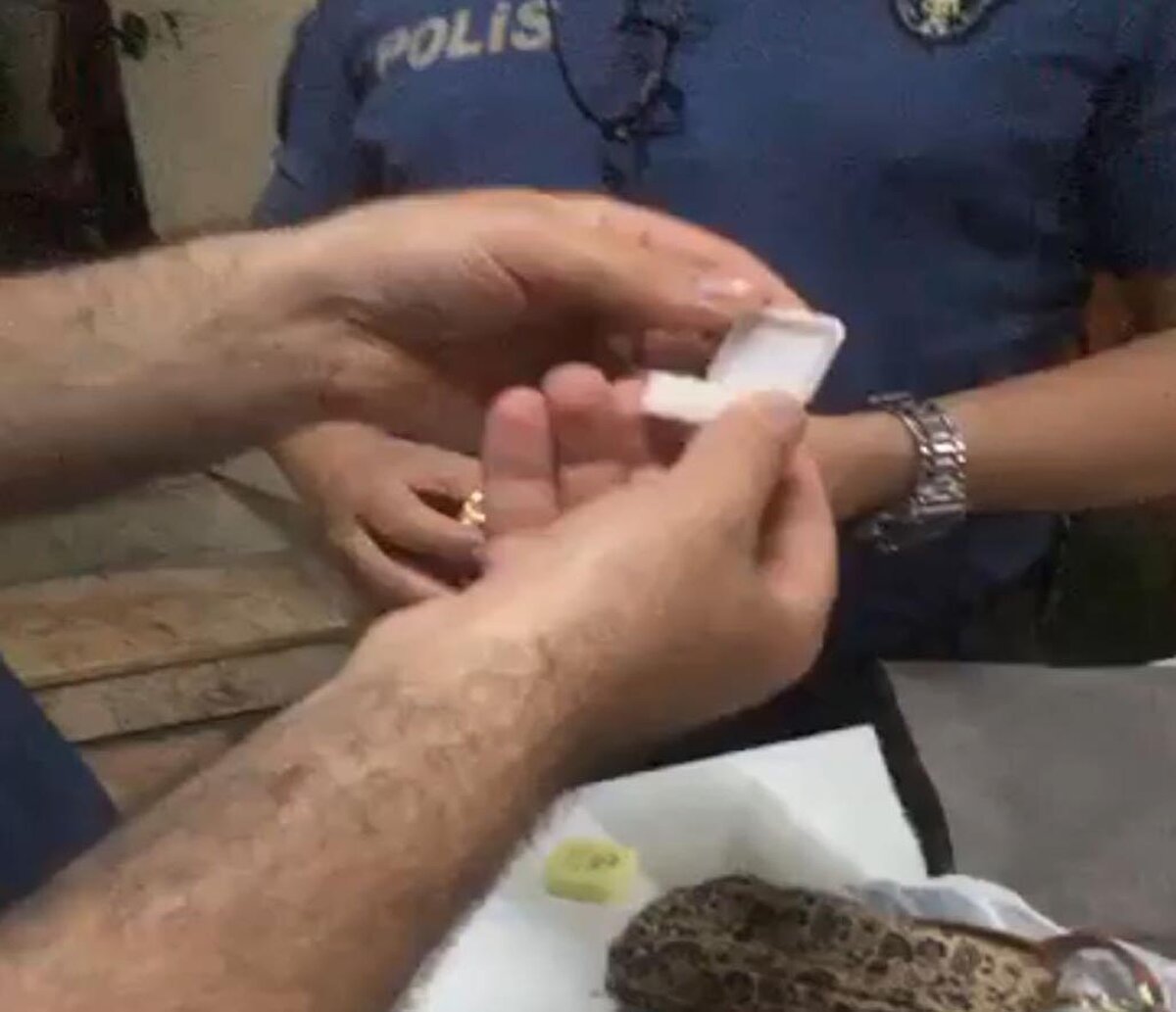 İreç, sahibine ulaşamayınca çantayı açıp kontrol etti. Çantada ve içindeki cüzdanda 7 burma bilezik, altın küpe, 3 çeyrek altın, bir miktar para ve çeşitli bankalara ait kredi kartlarının olduğu gören İreç, ilk olarak sosyal medyadan sahibini bulmaya çalıştı.