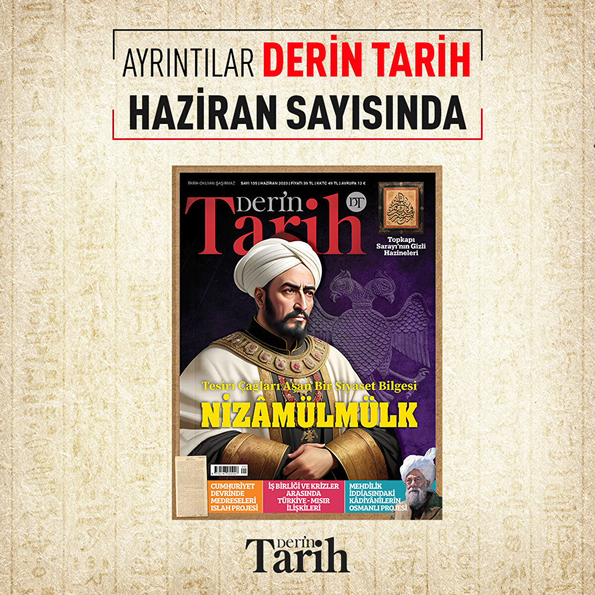  Ayrıntılar Derin Tarih Haziran sayısında