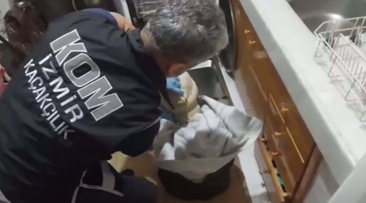 Heykel, incelenmek üzere İzmir Arkeoloji Müzesi'ne teslim edildi.<br><br>Emniyetteki işlemlerinin ardından şüpheli, savcının talimatıyla serbest bırakıldı.<br><br>