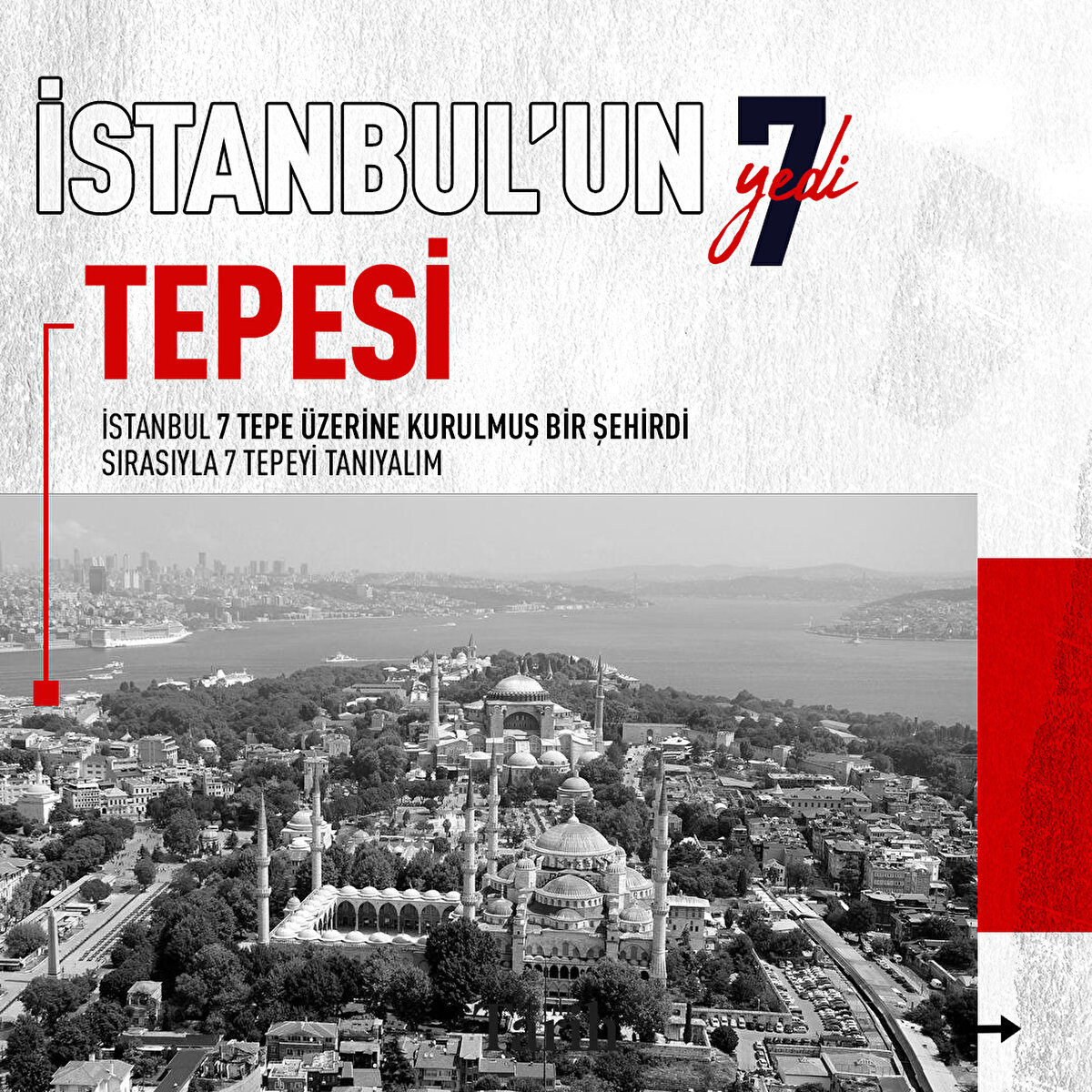 İstanbul'un 7 tepesi

İstanbul 7 tepe üzerine kurulmuş bir şehirdi, sırasıyla 7 tepeyi tanıyalım 