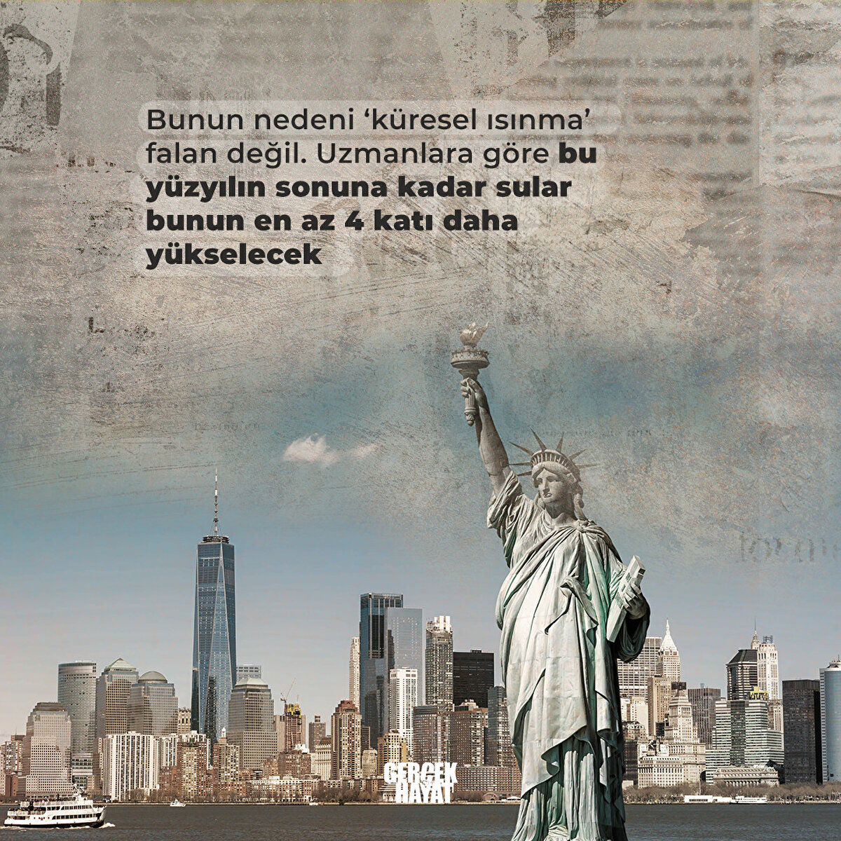 Uzmanlara göre bu yüzyılın sonuna kadar sular bunun en az 4 katı daha yükselecek