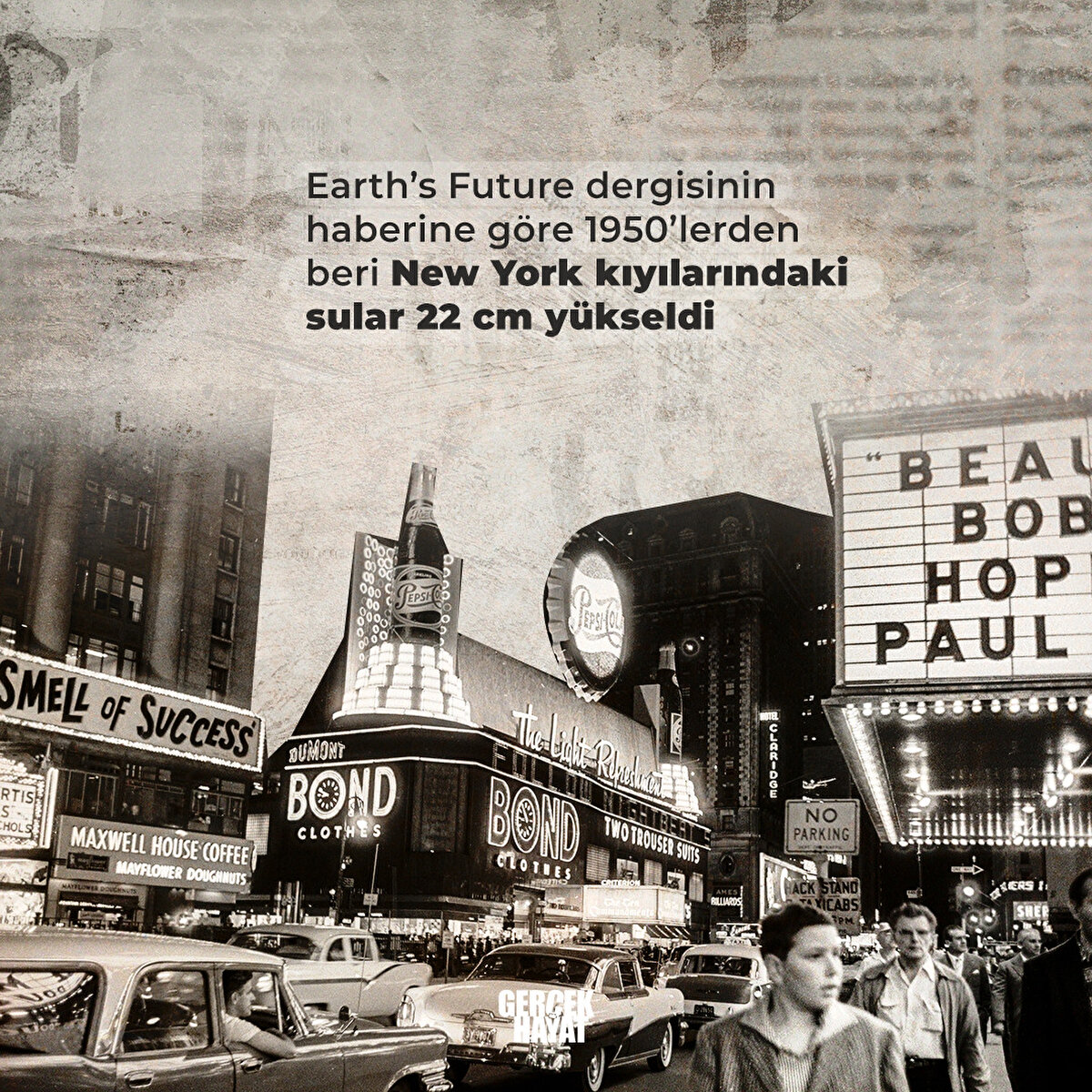 1950’lerden beri New York kıyılarındaki sular 22 cm yükseldi