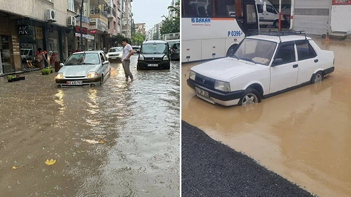 Birçok ilde sağanak yağış etkili oldu.