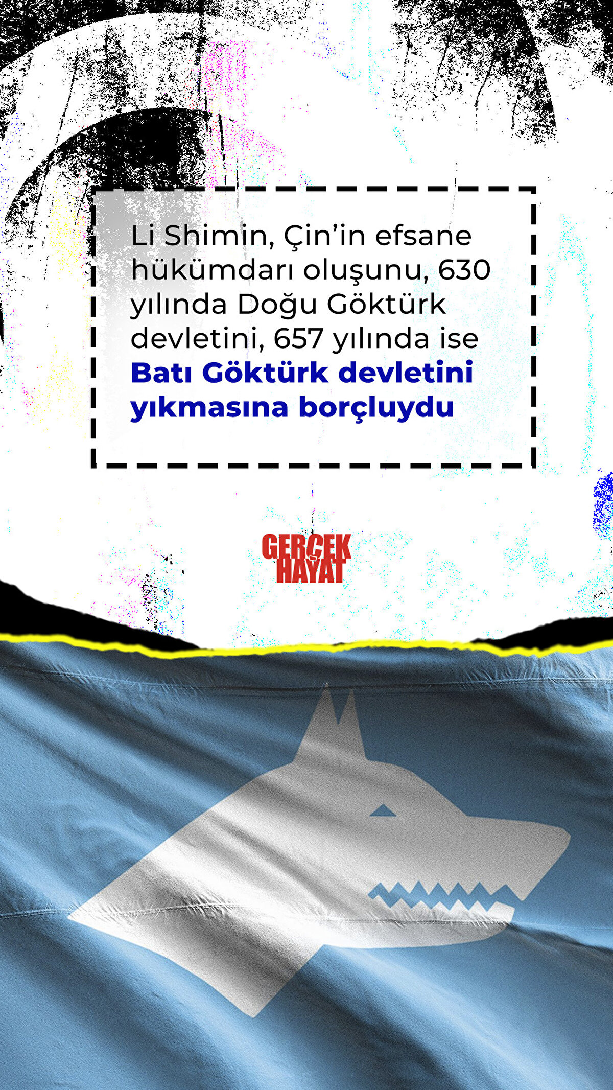 Li Shimin, 630 yılında Doğu Göktürk devletini, 657 yılında ise Batı Göktürk devletini yıkmıştı