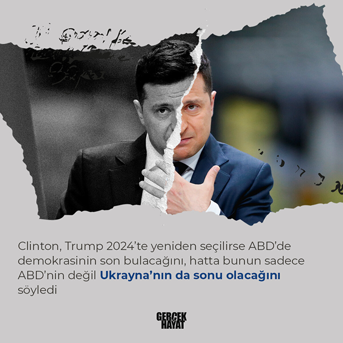 Clinton, Trump 2024’te yeniden seçilirse ABD’de demokrasinin son bulacağını söyledi