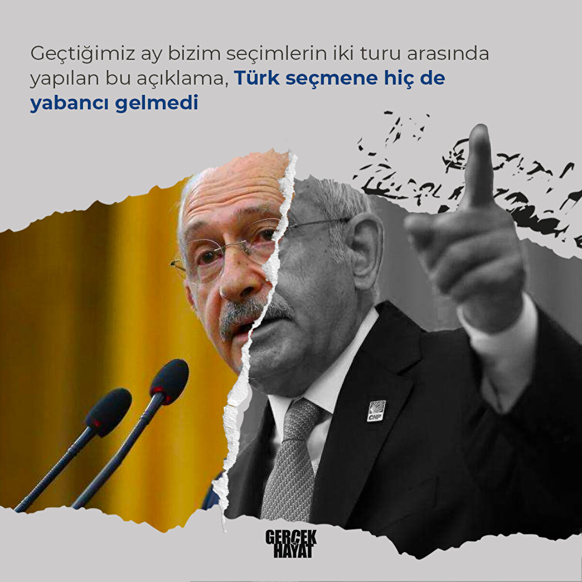 Bu açıklama, Türk seçmene hiç de yabancı gelmedi