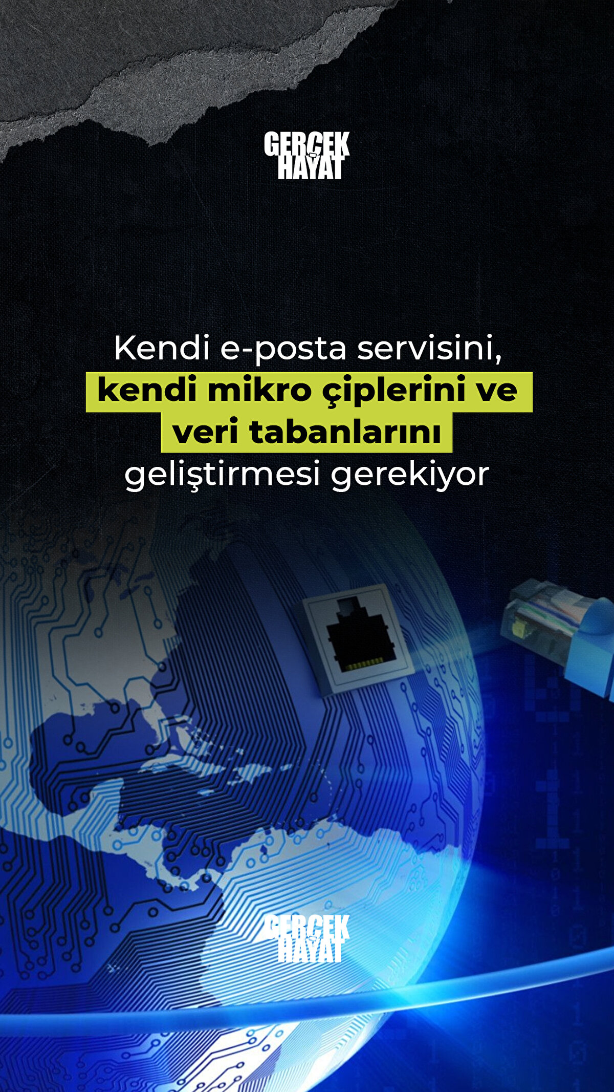 Kendi veri tabanlarını geliştirmesi gerekiyor