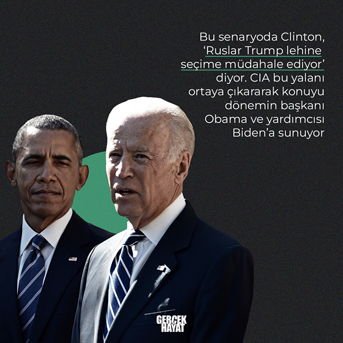 Bu senaryoda Clinton, ‘Ruslar Trump lehine seçime müdahale ediyor’ diyor