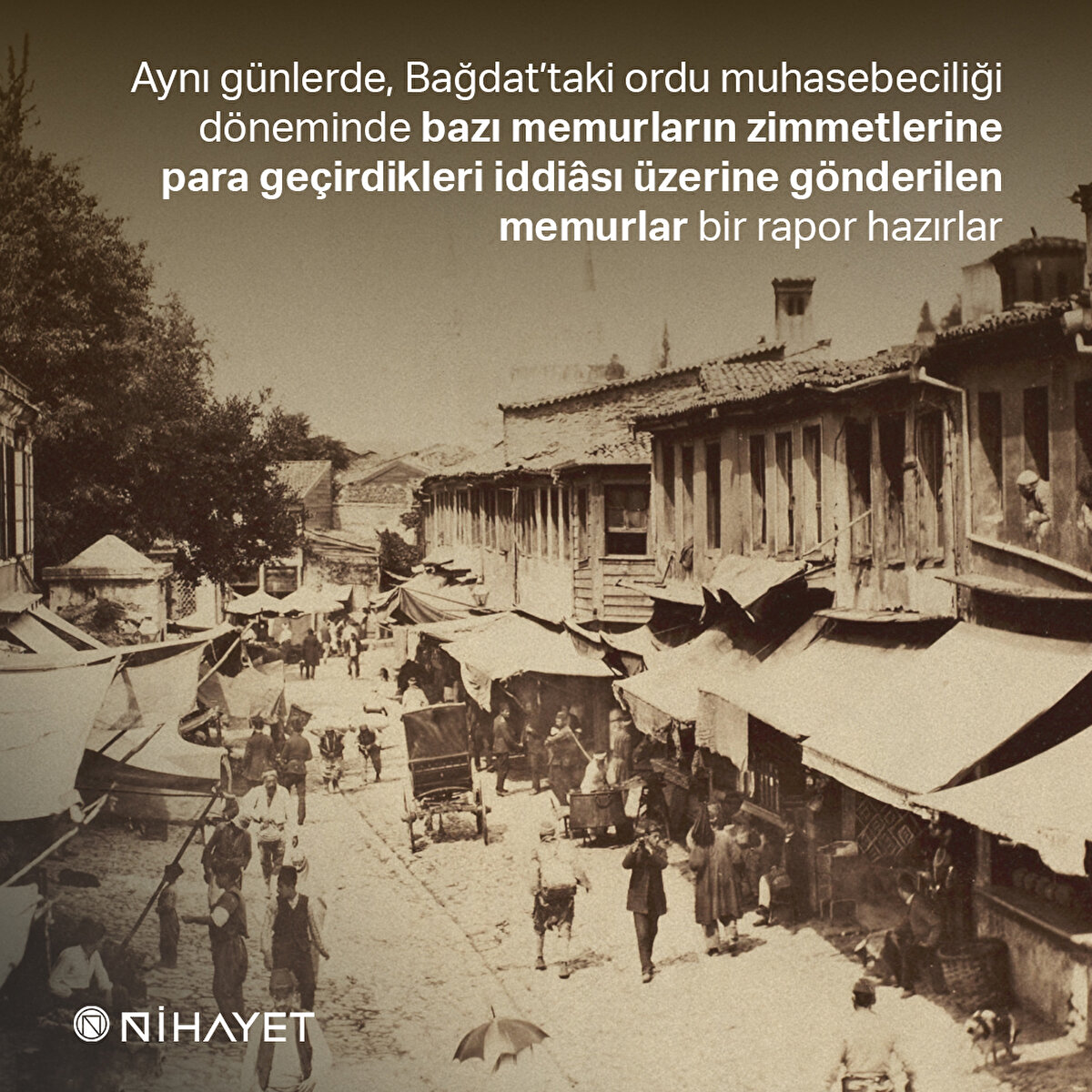 Aynı günlerde, Bağdat’taki ordu muhasebeciliği döneminde bazı memurların zimmetlerine para geçirdikleri iddiâsı üzerine gönderilen memurlar bir rapor hazırlar