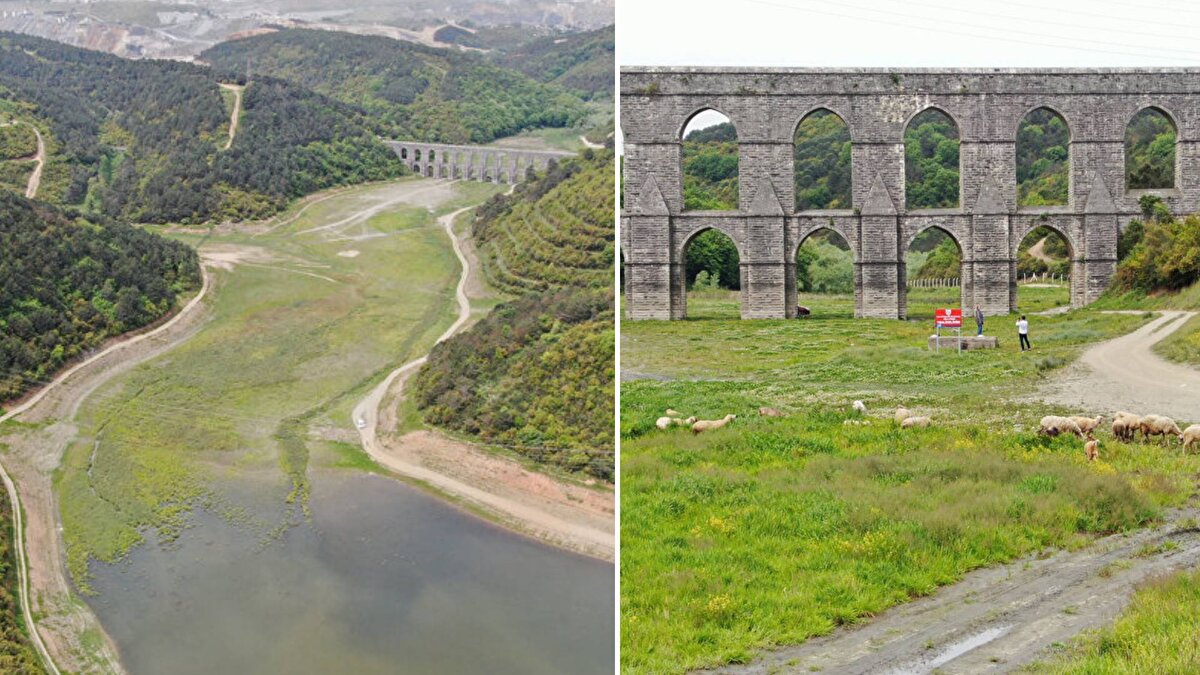 İstanbul'da yağışların etkisiyle geçtiğimiz ay yüzde 50'li seviyelere kadar yükselen barajlardaki su seviyesi, havaların ısınmaya başlamasıyla birlikte yeniden düşüşe geçti.
