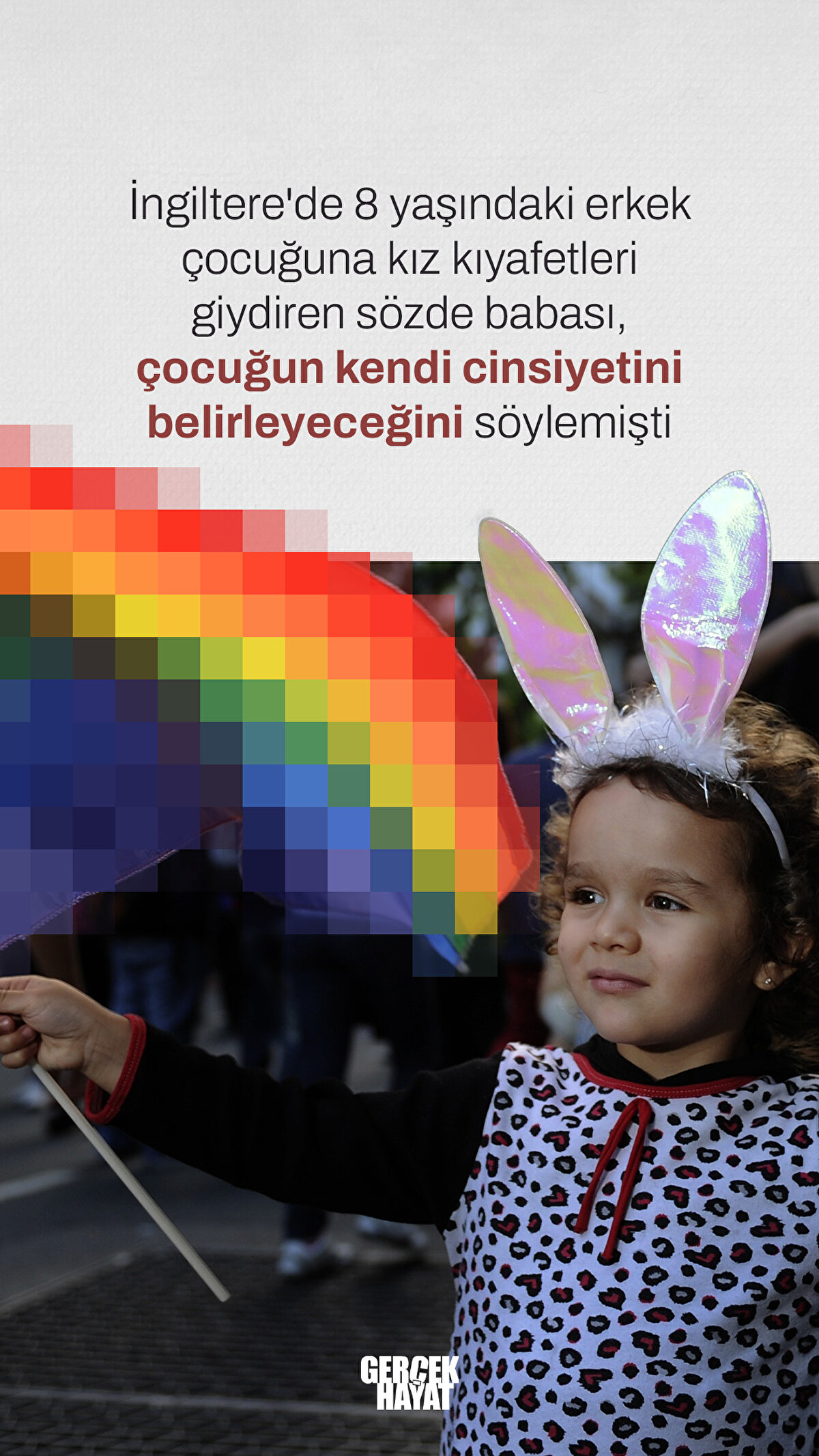 Bu çocuğun cinsiyet değiştirmesi aile tarafından normal karşılanıyor